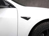 ApexModz Real Carbon Fiber Products Real Molded Carbon Fiber Side Marker Turn Signal Camera Overlay Covers New V2 for Tesla Model X 2015-2021