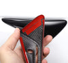 ApexModz Real Carbon Fiber Products Real Molded Carbon Fiber Side Marker Turn Signal Camera Overlay Covers New V2 for Tesla Model X 2015-2021