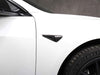 ApexModz Real Carbon Fiber Products Real Molded Carbon Fiber Side Marker Turn Signal Camera Overlays for Tesla Model S 2014-2020
