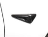 ApexModz Real Carbon Fiber Products Real Molded Carbon Fiber Side Marker Turn Signal Camera Overlays for Tesla Model S 2014-2020