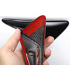 ApexModz Real Carbon Fiber Products Real Molded Carbon Fiber Side Marker Turn Signal Camera Overlays for Tesla Model S 2014-2020