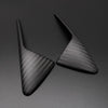 ApexModz Real Carbon Fiber Products Real Molded Carbon Fiber Side Marker Turn Signal Overlay Half Covers for Tesla Model S 2014-2020