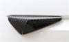 ApexModz Real Carbon Fiber Products Real Molded Carbon Fiber Side Marker Turn Signal Overlay Half Covers for Tesla Model S 2014-2020