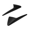 ApexModz Real Carbon Fiber Products Real Molded Carbon Fiber Side Marker Turn Signal Overlay Half Covers for Tesla Model S 2014-2020