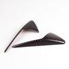 ApexModz Real Carbon Fiber Products Real Molded Carbon Fiber Side Marker Turn Signal Overlay Half Covers for Tesla Model S 2014-2020