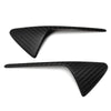 ApexModz Real Carbon Fiber Products Real Molded Carbon Fiber Side Marker Turn Signal Overlay Half Covers for Tesla Model S 2014-2020