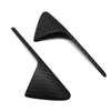 ApexModz Real Carbon Fiber Products Real Molded Carbon Fiber Side Marker Turn Signal Overlay Half Covers for Tesla Model S 2014-2020