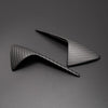 ApexModz Real Carbon Fiber Products Real Molded Carbon Fiber Side Marker Turn Signal Overlay Half Covers for Tesla Model Y 2020-2020