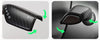 ApexModz Real Carbon Fiber Products Real Molded Carbon Fiber Wiper and Driving Shift Switch Overlay Covers for Tesla Model Y 2020-2024