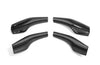 ApexModz Real Carbon Fiber Products Real Molded Carbon Fiber Wiper & Shift Stalk Overlay Covers for Tesla Model Y V2 2020-2024