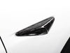 ApexModz Real Carbon Fiber Products Real Molded Forged Carbon Fiber Side Marker Overlay Covers New V2 for Tesla Model Y 2020-2024