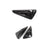 ApexModz Real Carbon Fiber Products Real Molded Forged Carbon Fiber Side Marker Overlay Covers New V2 for Tesla Model Y 2020-2024