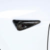 Tesla Model 3 2023-2024 Highland Real MoldedForged Carbon Fiber Side Marker Turn Signal Camera Overlay Covers New V3 ApexModz Real Carbon Fiber Products Real Molded Forged Carbon Fiber Side Marker Turn Signal Camera Overlay Covers New V3 for Tesla Model 3 2023-2024 Highland