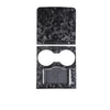 ApexModz Real Carbon Fiber Products Real Molded Forged Gloss Carbon Fiber Center Console Overlay Cover Kit for Tesla Model 3 2021-2023