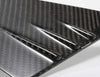ApexModz Real Carbon Fiber Products Real Molded Gloss A-Pillar Carbon Fiber Front Quarter Glass Overlay Covers For Tesla Model 3 2017-2023