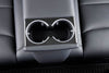 Tesla Model 3 2023-2024 Highland Real Molded Gloss Carbon Fiber Backseat Cup Holder Overlay ApexModz Real Carbon Fiber Products Real Molded Gloss Carbon Fiber Backseat Cup Holder Overlay for Tesla Model 3 2023-2024 Highland