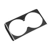 Tesla Model 3 2023-2024 Highland Real Molded Gloss Carbon Fiber Backseat Cup Holder Overlay ApexModz Real Carbon Fiber Products Real Molded Gloss Carbon Fiber Backseat Cup Holder Overlay for Tesla Model 3 2023-2024 Highland