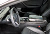 ApexModz Real Carbon Fiber Products Real Molded Gloss Carbon Fiber Center Console Full Coverage Overlay Cover for Tesla Model 3 2021-2023