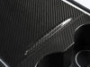 ApexModz Real Carbon Fiber Products Real Molded Gloss Carbon Fiber Center Console Overlay Cover Kit for Tesla Model 3 2021-2023