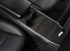 ApexModz Real Carbon Fiber Products Real Molded Gloss Carbon Fiber Center Console Overlay Kit for Tesla Model 3 2017-2020