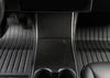 ApexModz Real Carbon Fiber Products Real Molded Gloss Carbon Fiber Center Console Overlay Kit for Tesla Model Y 2020