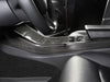 ApexModz Real Carbon Fiber Products Real Molded Gloss Carbon Fiber Center Console Side Trims for Tesla Model Y Gen 1 2020