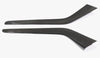 ApexModz Real Carbon Fiber Products Real Molded Gloss Carbon Fiber Center Console Side Trims for Tesla Model Y Gen 1 2020
