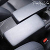 ApexModz Real Carbon Fiber Products Real Molded Gloss Carbon Fiber Cup Holder and Rear Panel Trims For Tesla Model X 2015-2021