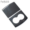 ApexModz Real Carbon Fiber Products Real Molded Gloss Carbon Fiber Cup Holder and Rear Panel Trims For Tesla Model X 2015-2021