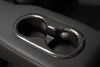 ApexModz Real Carbon Fiber Products Real Molded Gloss Carbon Fiber Cup Holder Trim for Tesla Model 3 2017-2023