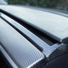 ApexModz Real Carbon Fiber Products Real Molded Gloss Carbon Fiber Dashboard Air Vent Top Trim For Tesla Model Y 2020-2024