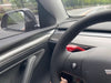 ApexModz Real Carbon Fiber Products Real Molded Gloss Carbon Fiber Dashboard & Door Trims Replacement Kit for Tesla Model Y LHD 2021-2024