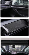 ApexModz Real Carbon Fiber Products Real Molded Gloss Carbon Fiber Dashboard & Door Trims Replacement Kit for Tesla Model Y LHD 2021-2024