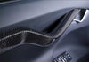 ApexModz Real Carbon Fiber Products Real Molded Gloss Carbon Fiber Door Panel Kit for Tesla Model X 2015-2021