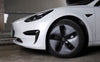 Tesla Model 3 2017-2023 Real Molded Gloss Carbon fiber Fog Light Eye-lids Canards ApexModz Real Carbon Fiber Products Real Molded Gloss Carbon Fiber Fog Light Canards for Tesla Model 3 2017-2023