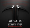 Tesla Model 3 2017-2023 Real Molded Gloss Carbon fiber Fog Light Eye-lids Canards ApexModz Real Carbon Fiber Products Real Molded Gloss Carbon Fiber Fog Light Canards for Tesla Model 3 2017-2023