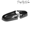 ApexModz Real Carbon Fiber Products Real Molded Gloss Carbon Fiber M Performance Style Winged Side Mirror Replacement Set for Tesla Model 3 2017-2023