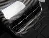 ApexModz Real Carbon Fiber Products Real Molded Gloss Carbon Fiber Rear Backseat AC Vent Overlay Cover for Tesla Model Y 2020-2024