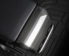 ApexModz Real Carbon Fiber Products Real Molded Gloss Carbon Fiber Rear Backseat AC Vent Overlay Cover for Tesla Model Y 2020-2024