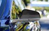 ApexModz Real Carbon Fiber Products Real Molded Gloss Carbon Fiber Side Mirror Overlay Covers for Tesla Model S 2014-2020
