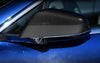 ApexModz Real Carbon Fiber Products Real Molded Gloss Carbon Fiber Side Mirror Overlay Covers for Tesla Model S 2014-2020