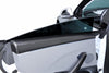 Tesla Model 3 2023-2024 Highland Real Molded Gloss Carbon Fiber Upper Door Panel Overlay Covers ApexModz Real Carbon Fiber Products Real Molded Gloss Carbon Fiber Upper Door Panel Overlay Covers 4Pcs for Tesla Model 3 2023-2024 Highland