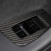 ApexModz Real Carbon Fiber Products Real Molded Gloss Carbon Fiber Window Switch Covers for Tesla Model Y 2021-2024 (left hand drive)