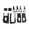ApexModz Real Carbon Fiber Products Real Molded Gloss Carbon Fiber Window Switch Covers for Tesla Model Y 2021-2024 (left hand drive)