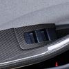 Tesla Model 3 (Left Hand Drive) 2023-2024 Highland Real Molded Gloss Carbon Fiber Window Switch Overlays ApexModz Real Carbon Fiber Products Real Molded Gloss Carbon Fiber Window Switch Overlays for Tesla Model 3 (Left Hand Drive) 2023-2024 Highland