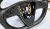 ApexModz Real Carbon Fiber Products Real Molded Gloss Carbon Fiber Yoke Steering Wheel Bezel Fascia Trim for Tesla Model X 2021-2024