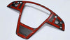 ApexModz Real Carbon Fiber Products Real Molded Gloss Carbon Fiber Yoke Steering Wheel Bezel Fascia Trim for Tesla Model X 2021-2024