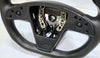 ApexModz Real Carbon Fiber Products Real Molded Gloss Carbon Fiber Yoke Steering Wheel Bezel Fascia Trim for Tesla Model X 2021-2024