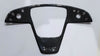 ApexModz Real Carbon Fiber Products Real Molded Gloss Carbon Fiber Yoke Steering Wheel Bezel Fascia Trim for Tesla Model X 2021-2024