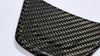 ApexModz Real Carbon Fiber Products Real Molded Gloss Carbon Fiber Yoke Steering Wheel Bezel Fascia Trim for Tesla Model X 2021-2024